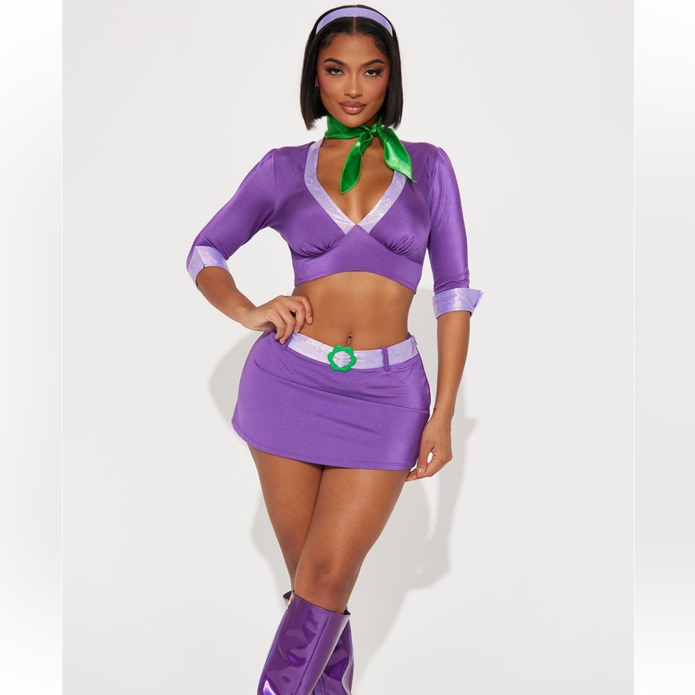 Sexy Daphne costume 4 pieces
